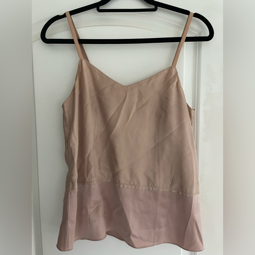 Rag & Bone silk cami nude size 2